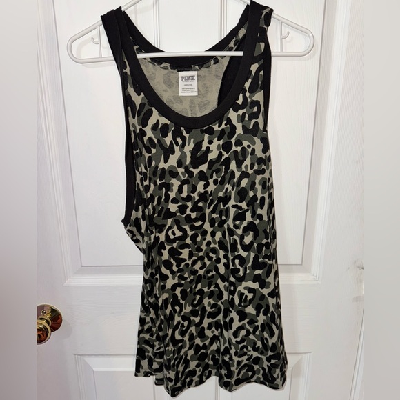 Victoria's Secret Camo Leopard Print Tank Top - Picture 1 of 3